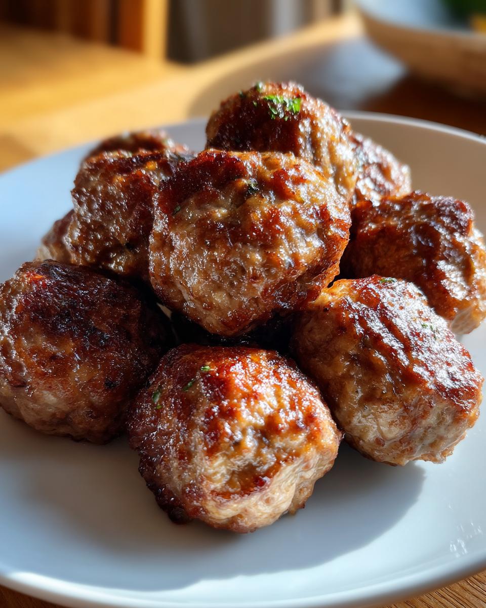 Oven Baked Meatballs - detail 1