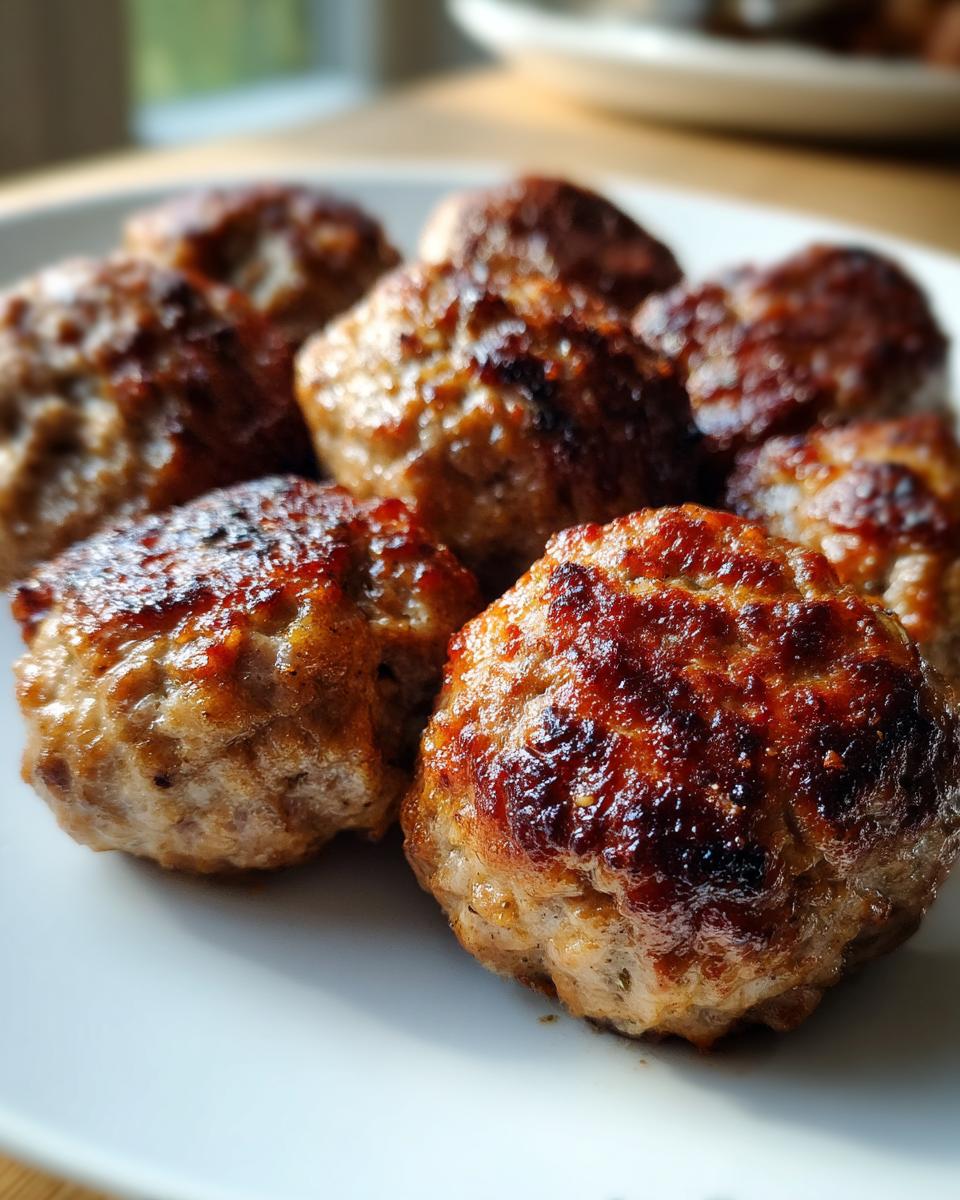 Oven Baked Meatballs - detail 2