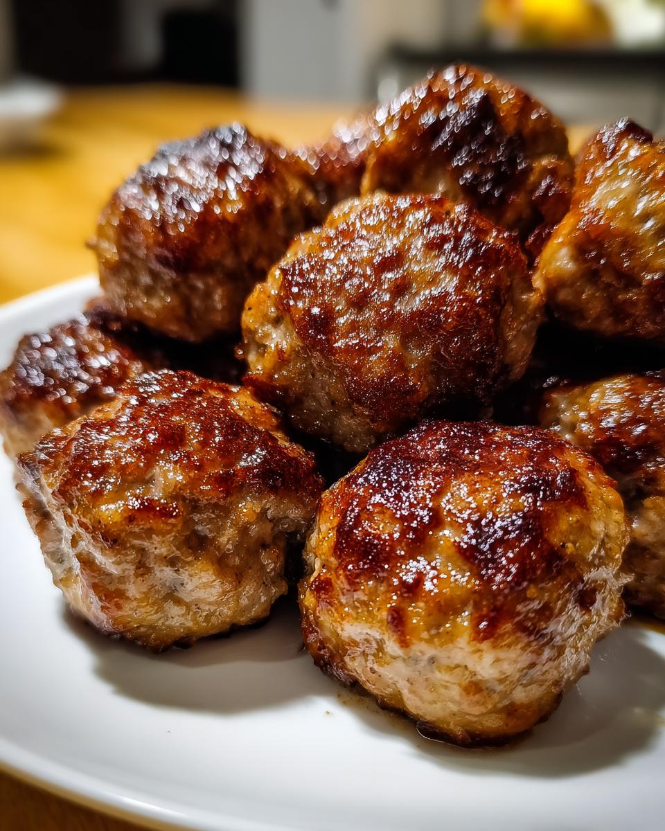 Oven Baked Meatballs - detail 3