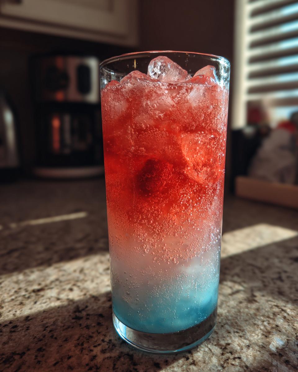 Red, White, and Blue Drink - detail 1