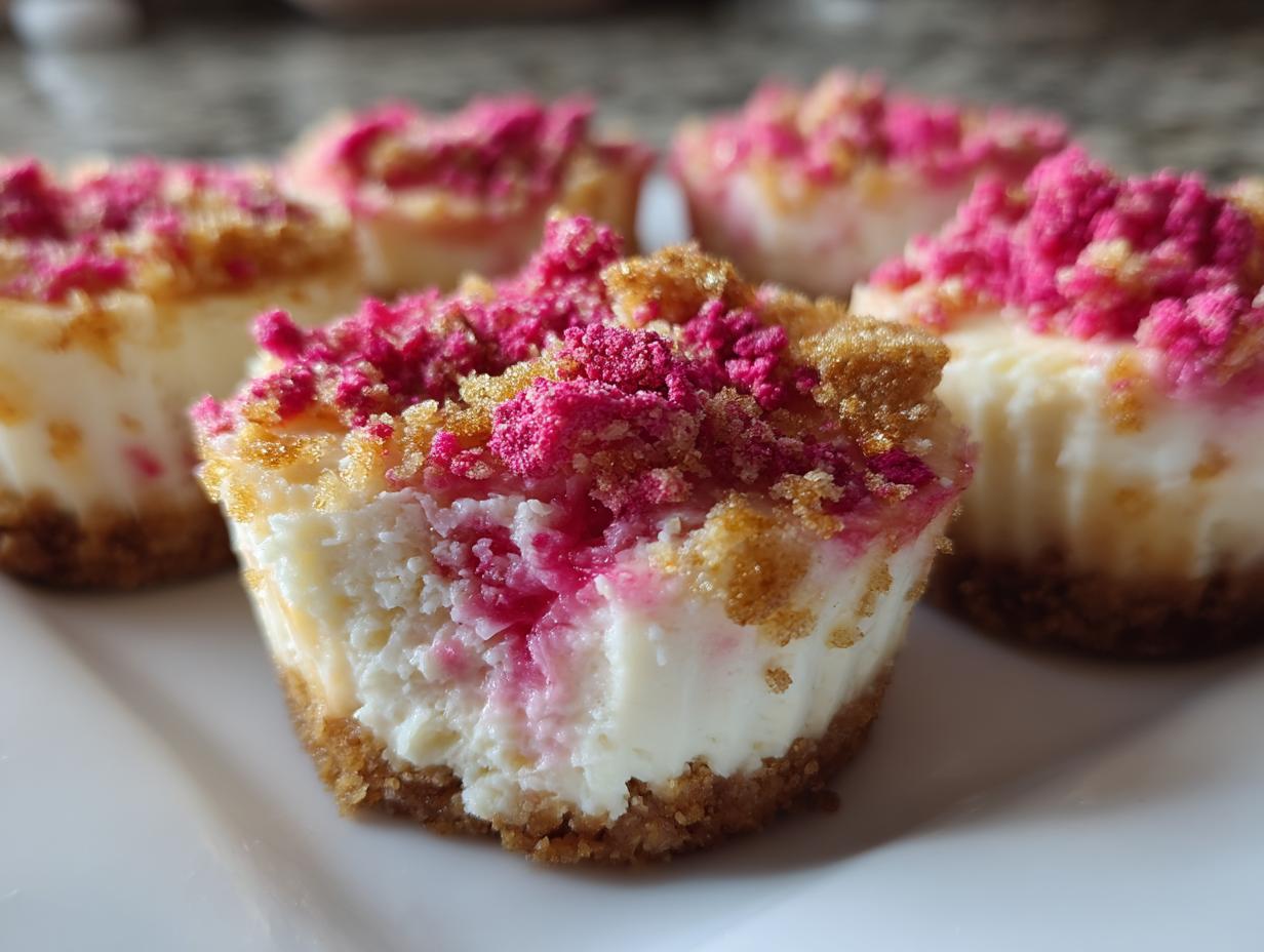 Strawberry Crunch Mini Cheesecake Bites Recipe - detail 3