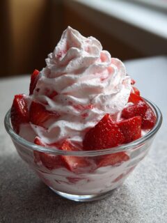 Strawberry Whipped Cream