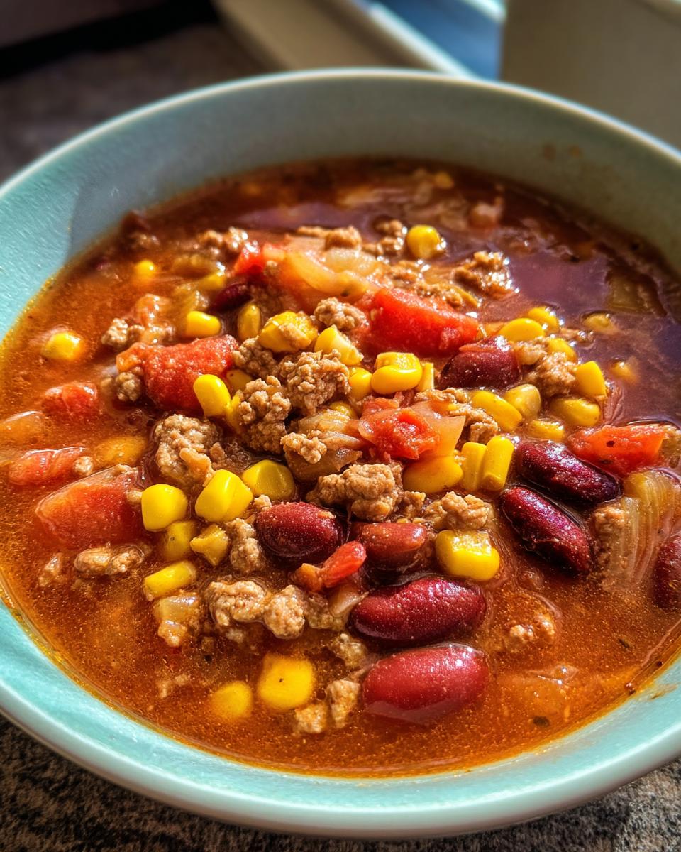 Taco Soup in Slow Cooker - detail 2