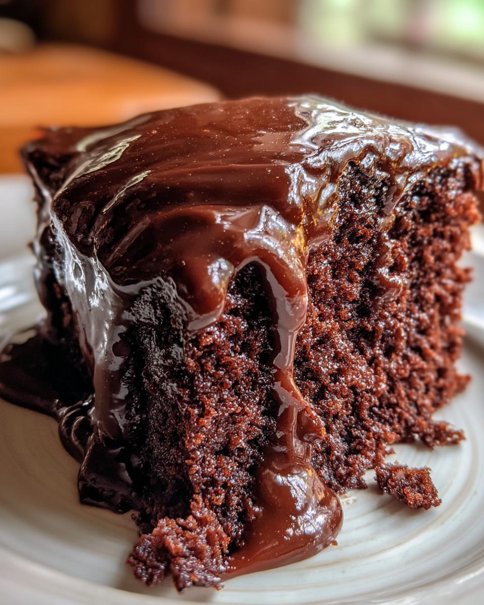 Texas Sheet Cake - detail 1