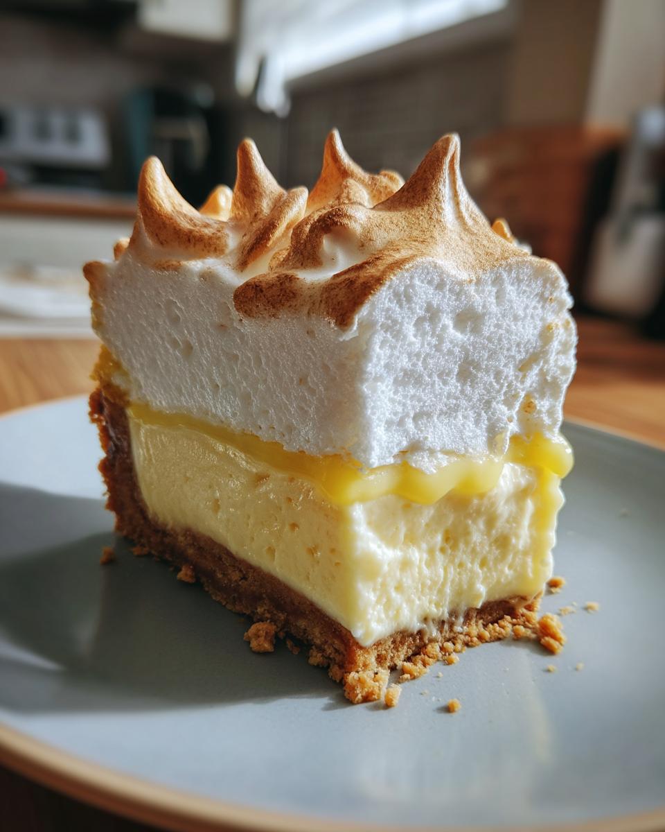 Triple Lemon Meringue Cheesecake - detail 1
