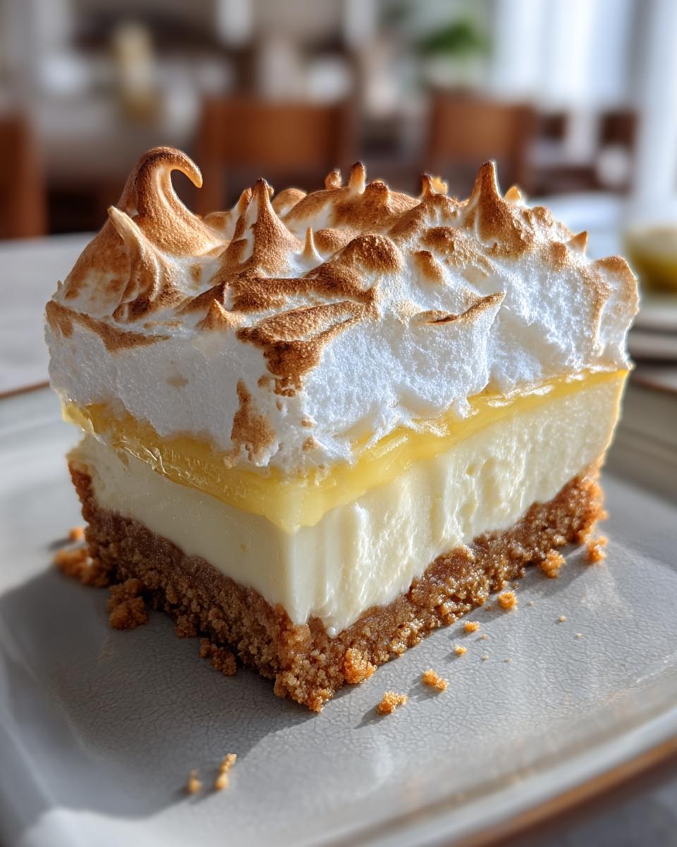 Triple Lemon Meringue Cheesecake - detail 2