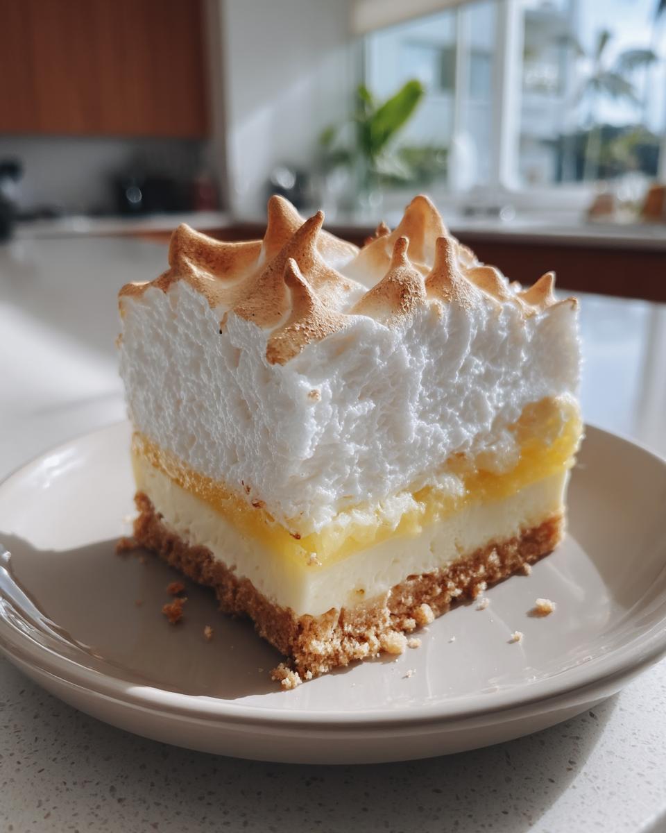 Triple Lemon Meringue Cheesecake - detail 3