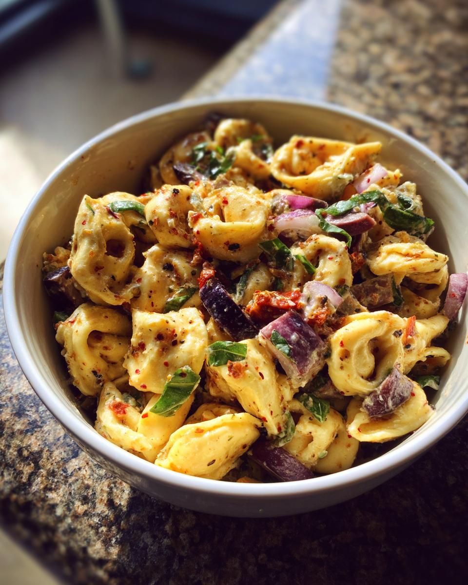 Tuscan Tortellini Pasta Salad
Pizza Pasta Salad
Classic Tuna Pasta Salad - detail 2
