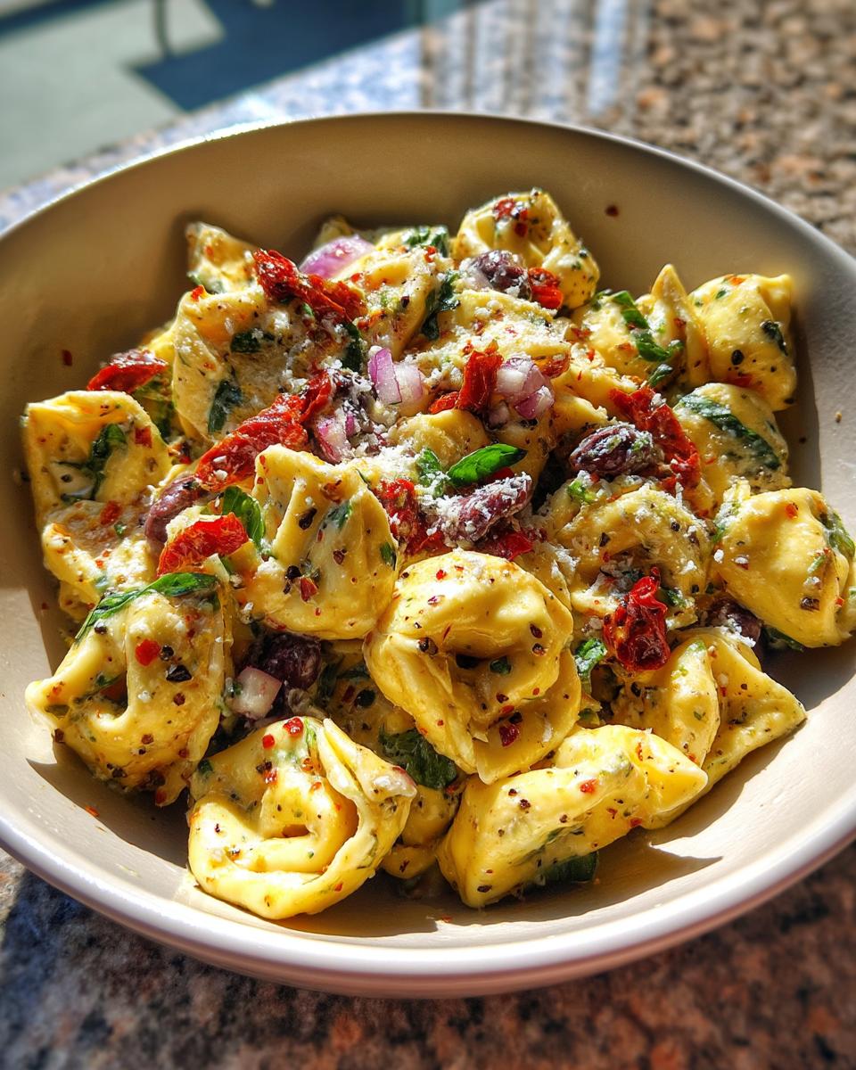 Tuscan Tortellini Pasta Salad
Pizza Pasta Salad
Classic Tuna Pasta Salad - detail 4