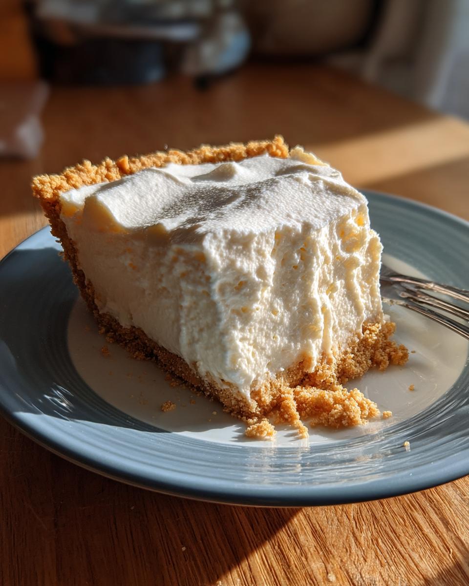 Vanilla Cool Whip Pie - detail 2