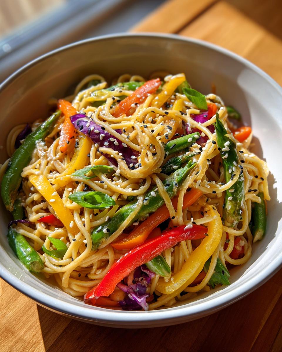 Asian Sesame Noodle Salad - detail 1