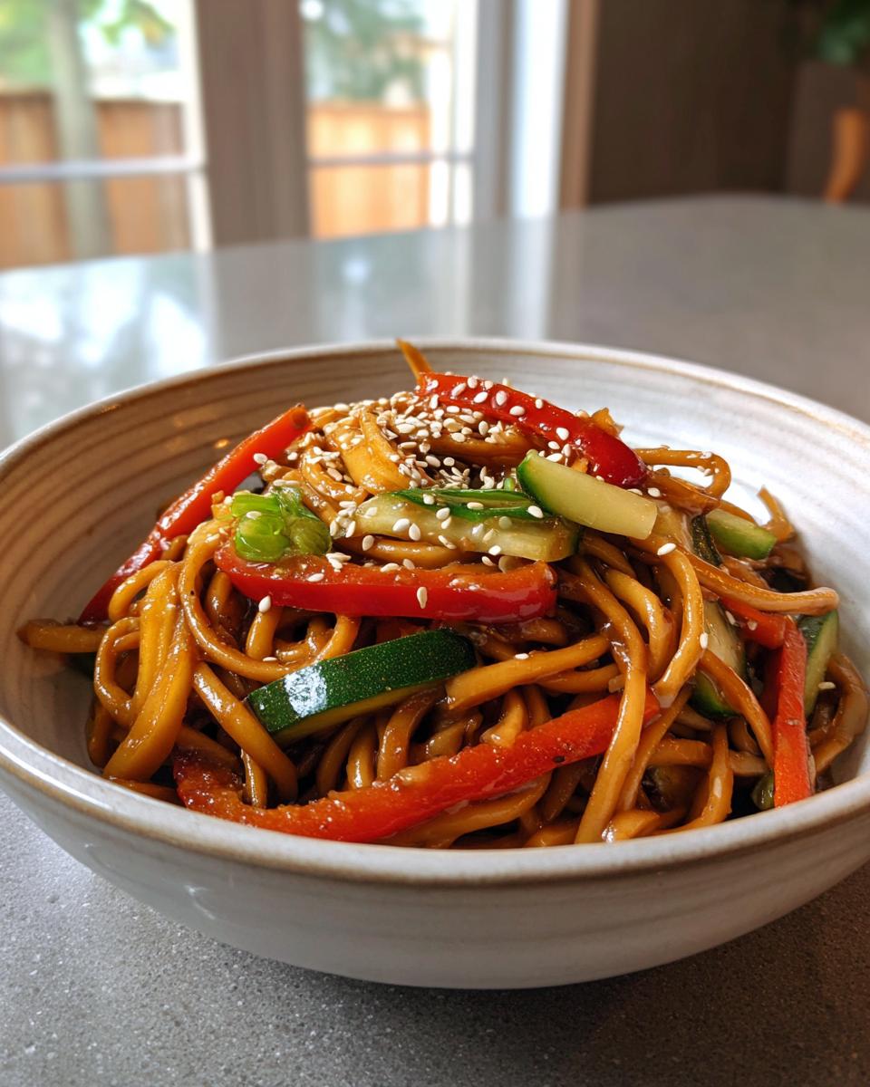 Asian Sesame Noodle Salad - detail 2