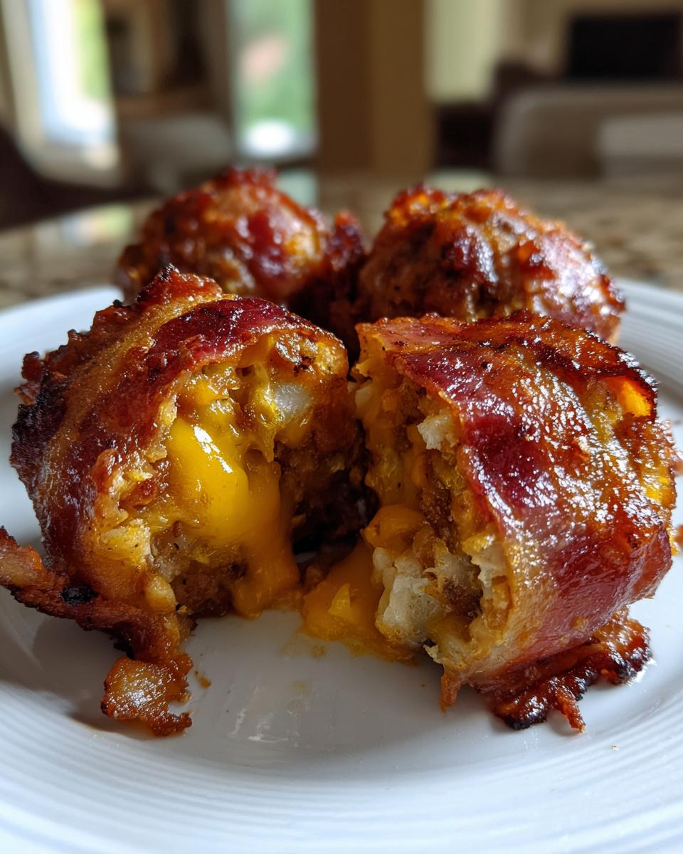 Bacon Cheddar Onion Bombs - detail 3