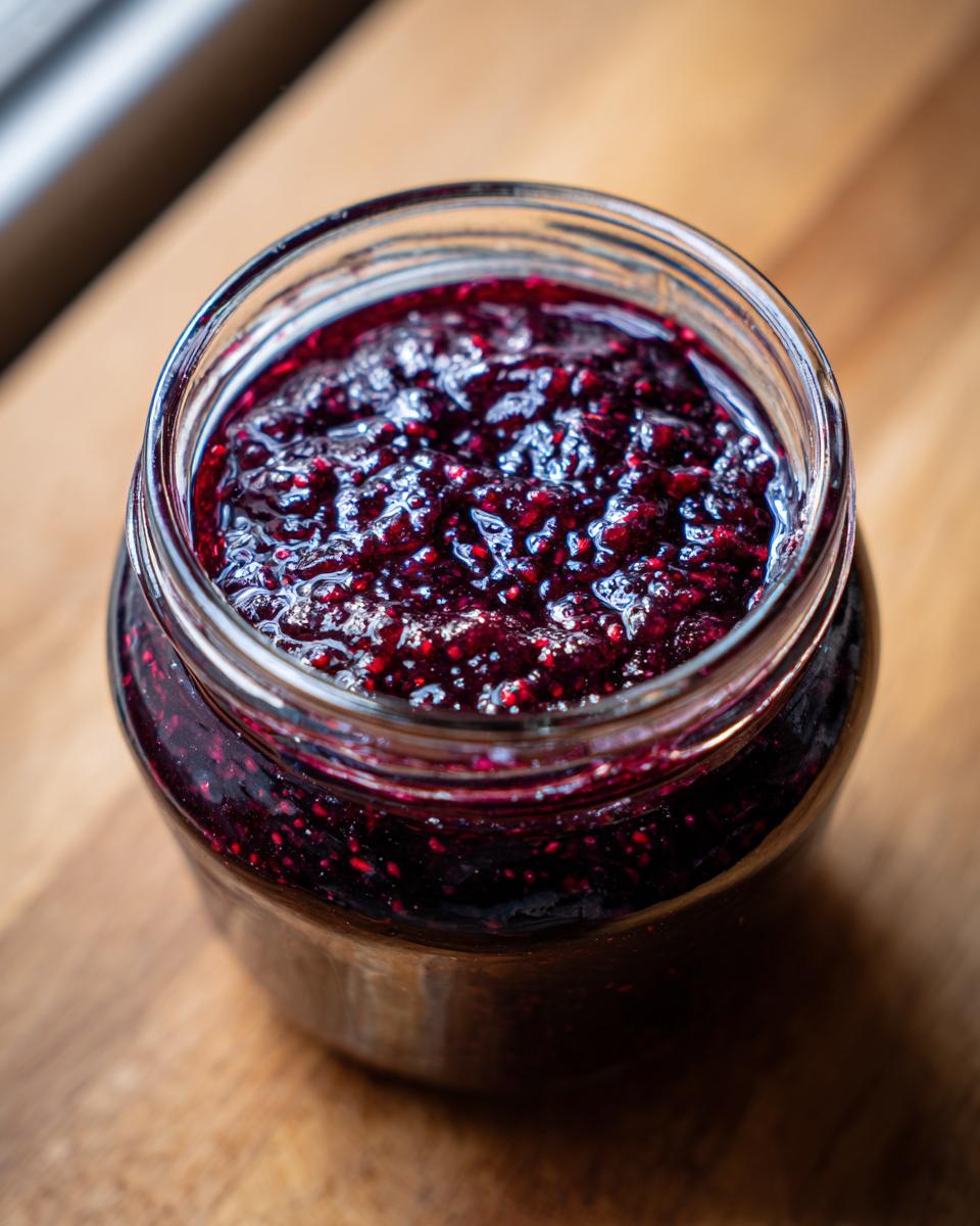 Blueberry Jalapeno Jam - detail 3