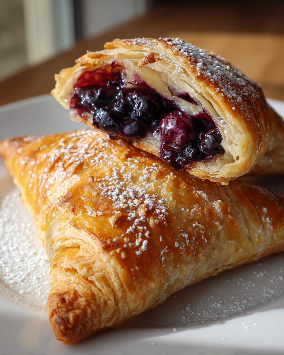 Blueberry Turnovers - detail 2