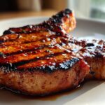 Bourbon-Glazed Grilled Pork Chops