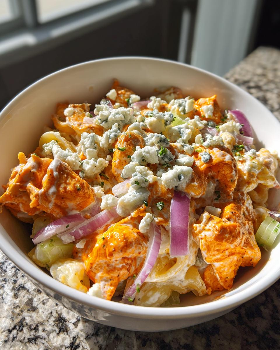 Buffalo Chicken Pasta Salad - detail 3