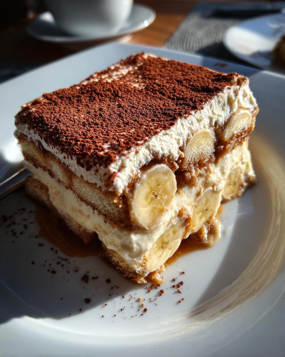 Caramel Banana Pudding Tiramisu - detail 4