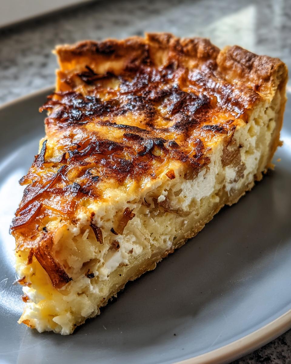 Caramelized Onion & Goat Cheese Quiche - detail 1
