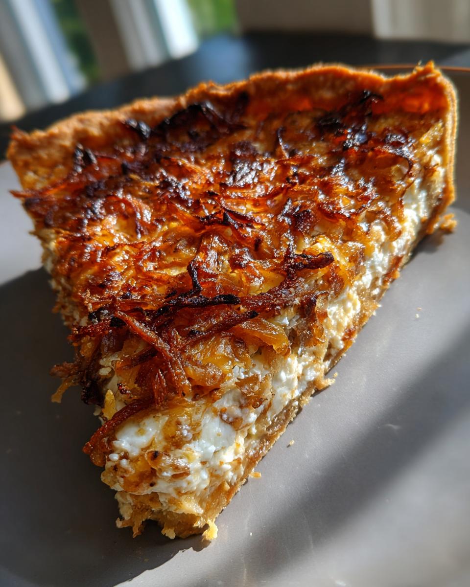 Caramelized Onion & Goat Cheese Quiche - detail 3