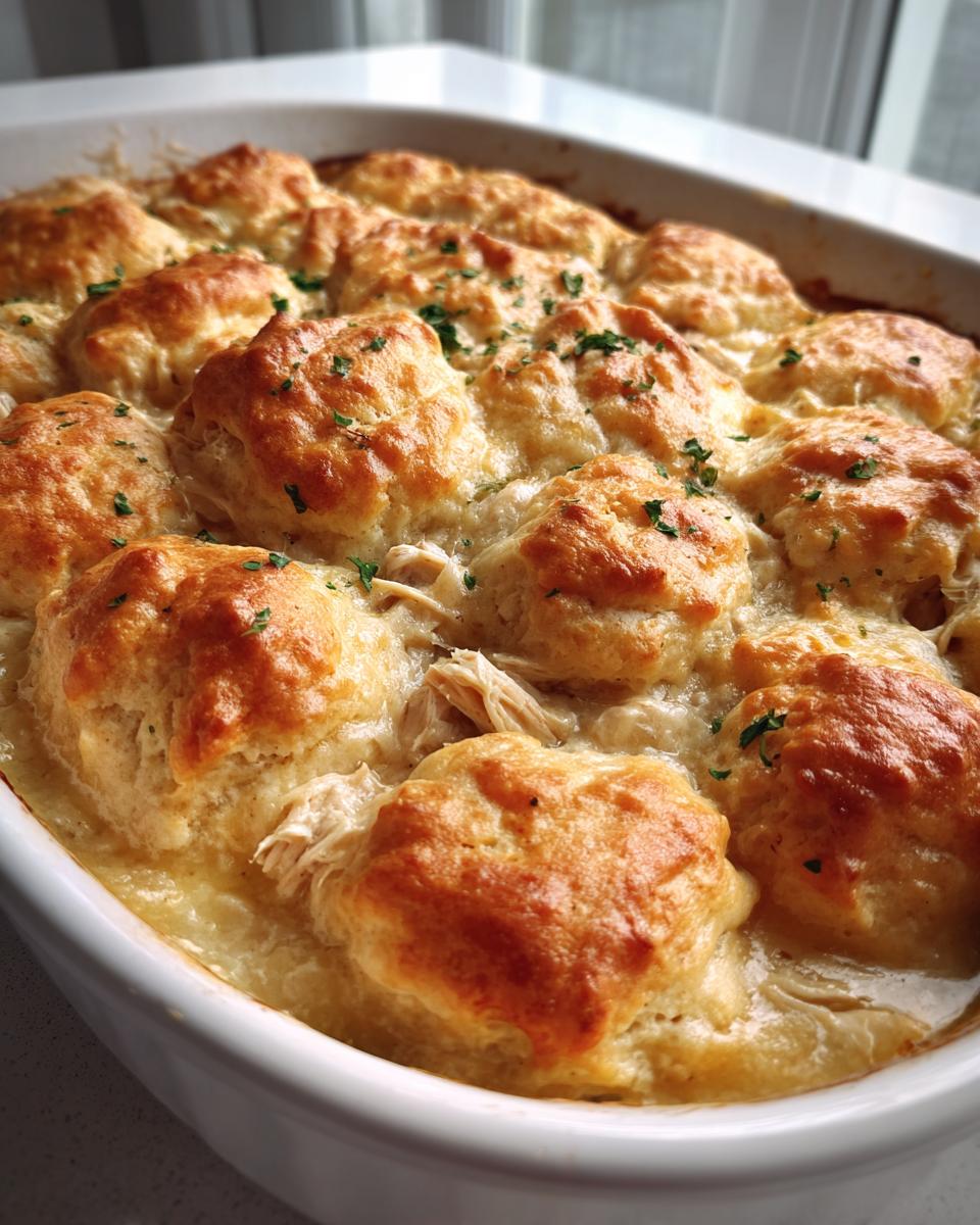 Chicken and Dumpling Casserole - detail 2