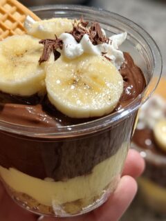 Chocolate Banana Pudding Cups