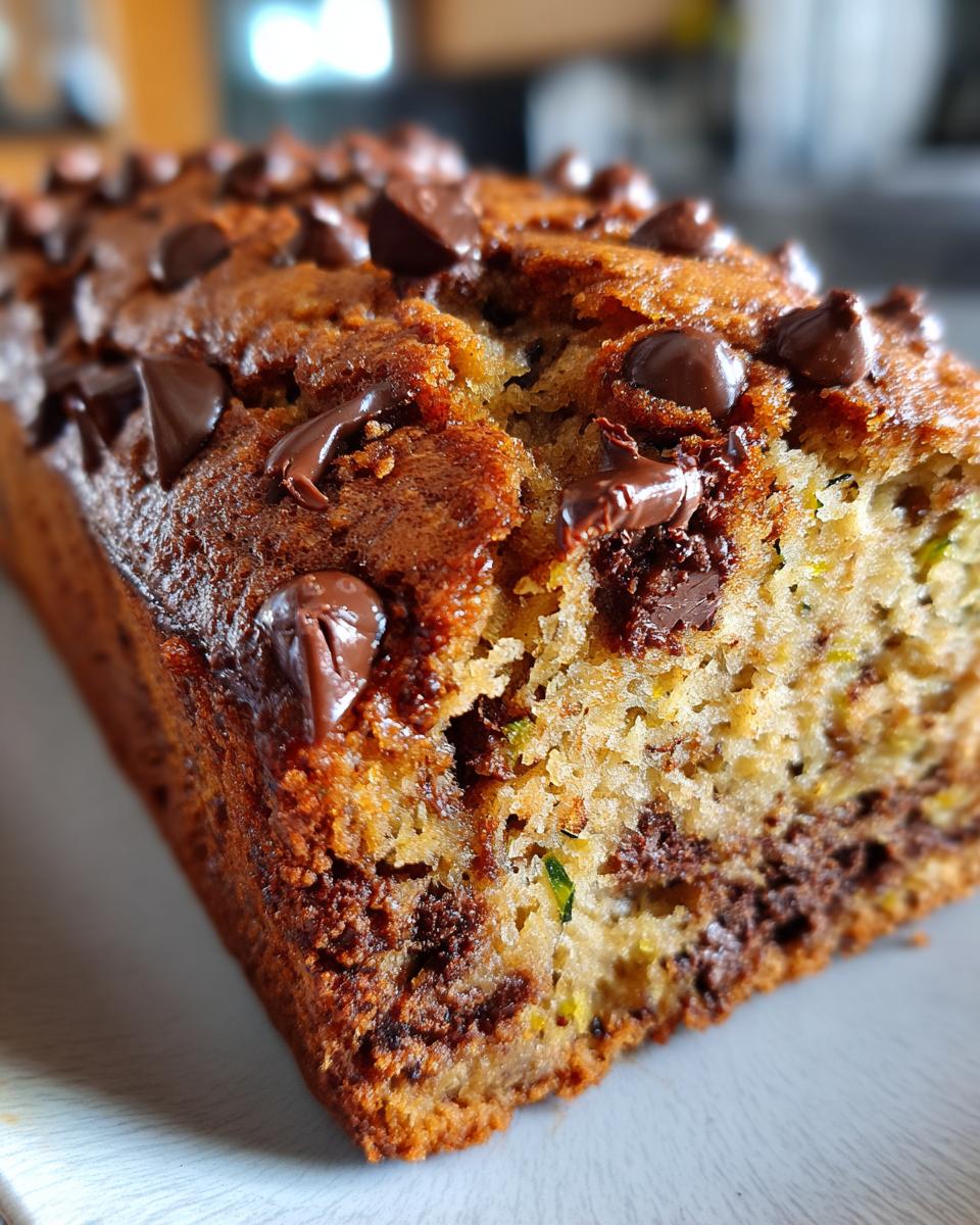 Chocolate Chip Zucchini Bread - detail 1