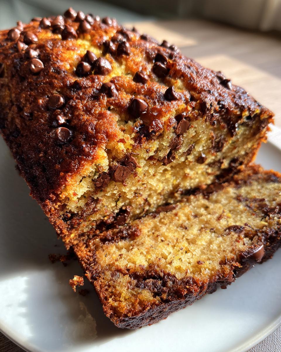 Chocolate Chip Zucchini Bread - detail 2