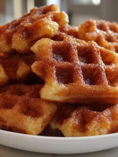 Churro Waffle Bites
