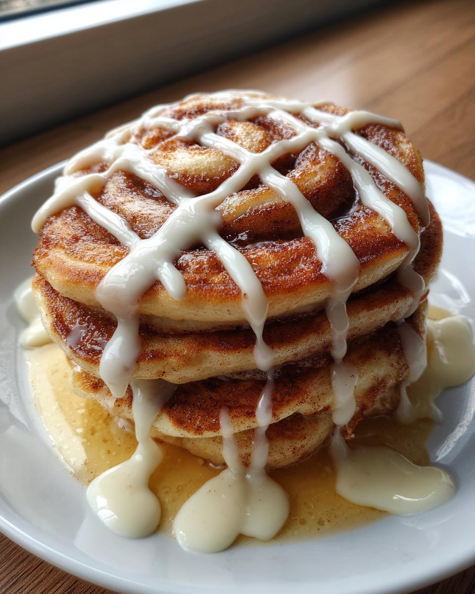 Cinnamon Roll Pancake Stack - detail 1