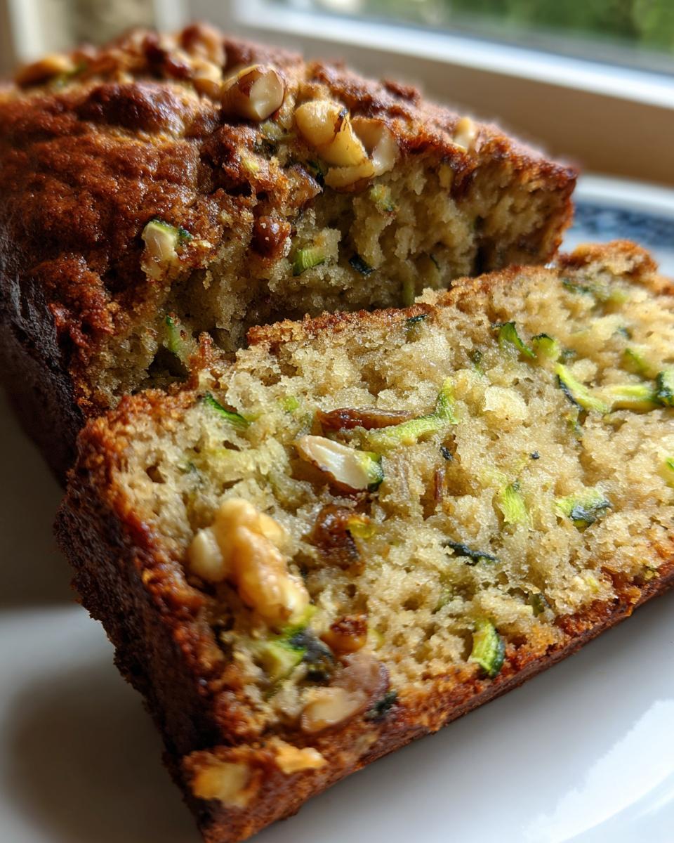 Classic Zucchini Walnut Bread - detail 2