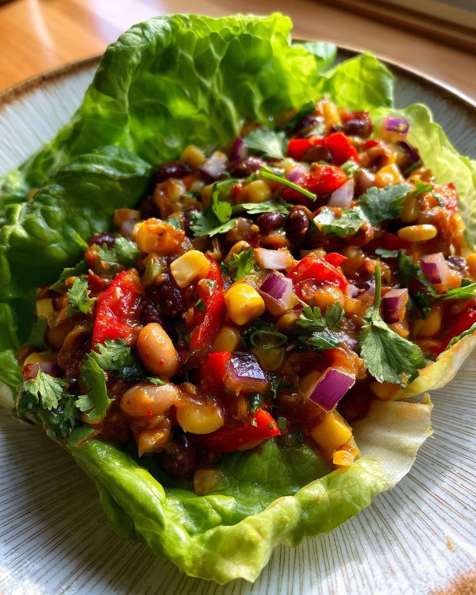 Cowboy Caviar Lettuce Cups - detail 1