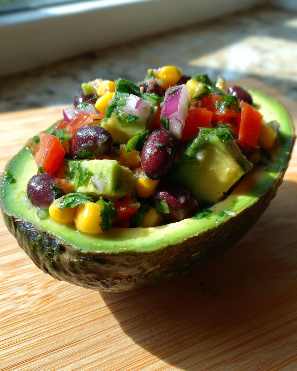 Cowboy Caviar Stuffed Avocados - detail 1