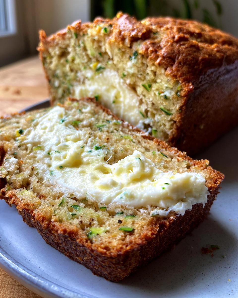 Cream Cheese Swirl Zucchini Bread - detail 1