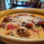 Creamy Parmesan Italian Sausage Soup