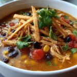 Crockpot Chicken Tortilla Soup