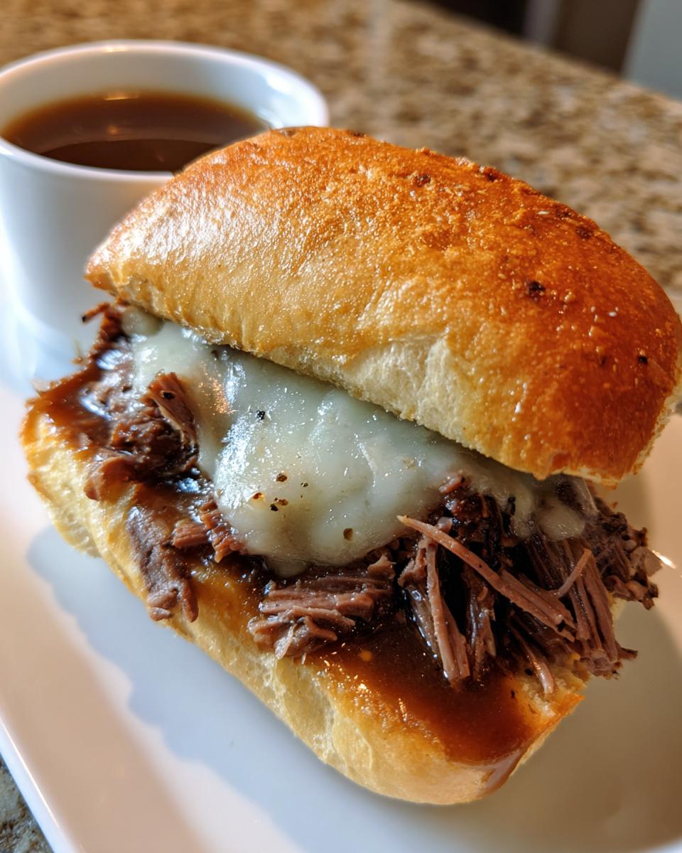 Crockpot French Dip Sandwiches - detail 1