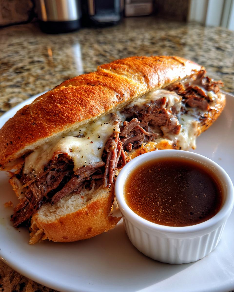 Crockpot French Dip Sandwiches - detail 2