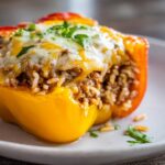Crockpot Stuffed Bell Peppers