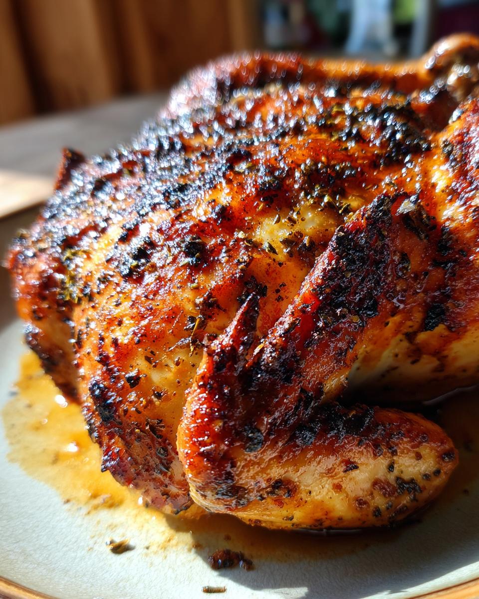 Dad's Beer Can BBQ Chicken - detail 2