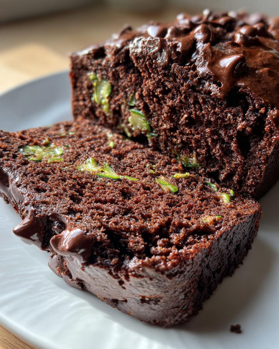 Double Chocolate Zucchini Bread - detail 2