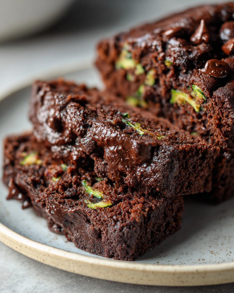 Double Chocolate Zucchini Bread - detail 3