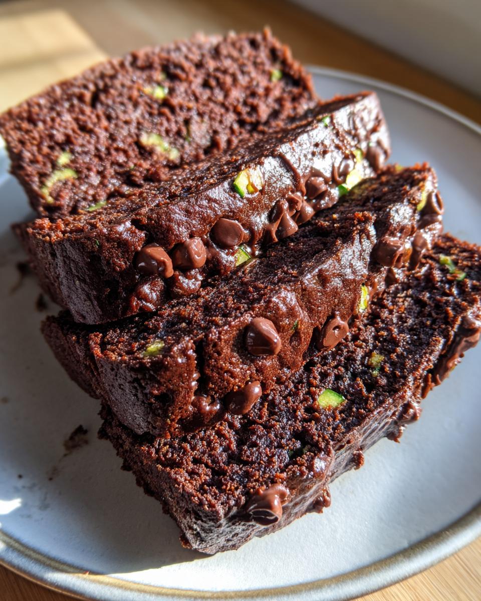 Double Chocolate Zucchini Bread - detail 4