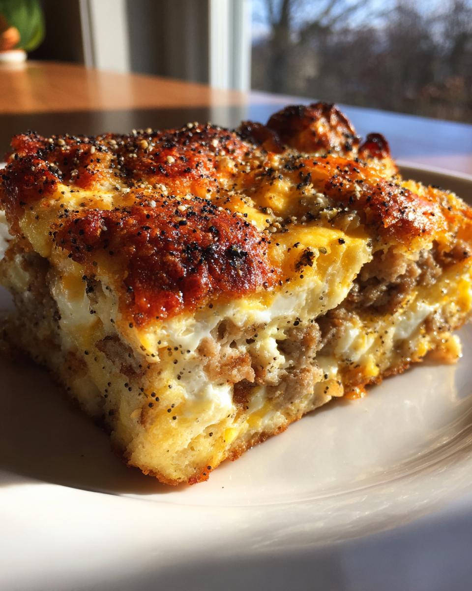 Everything Bagel Breakfast Casserole - detail 2