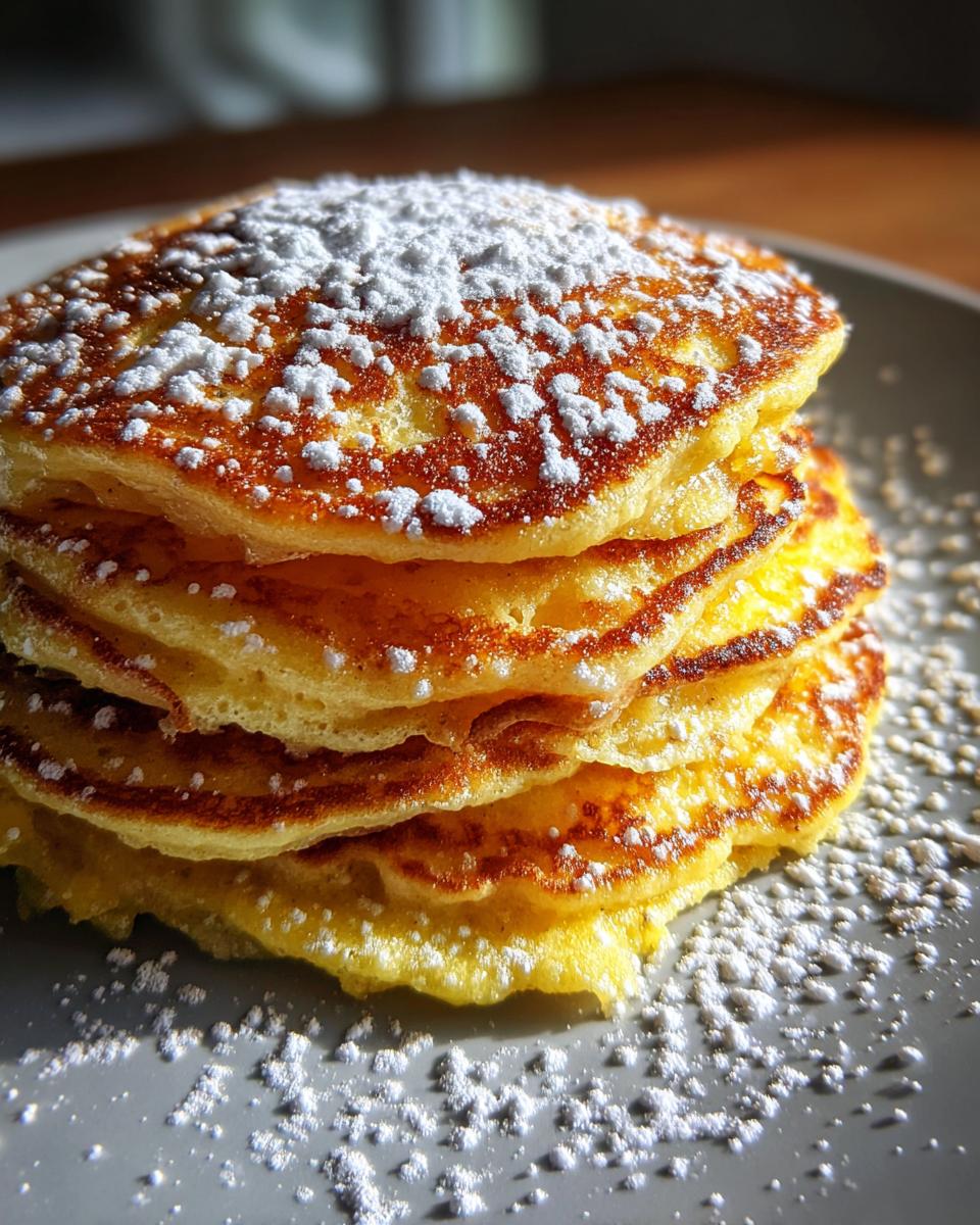 Fluffy Lemon Ricotta Pancakes - detail 3