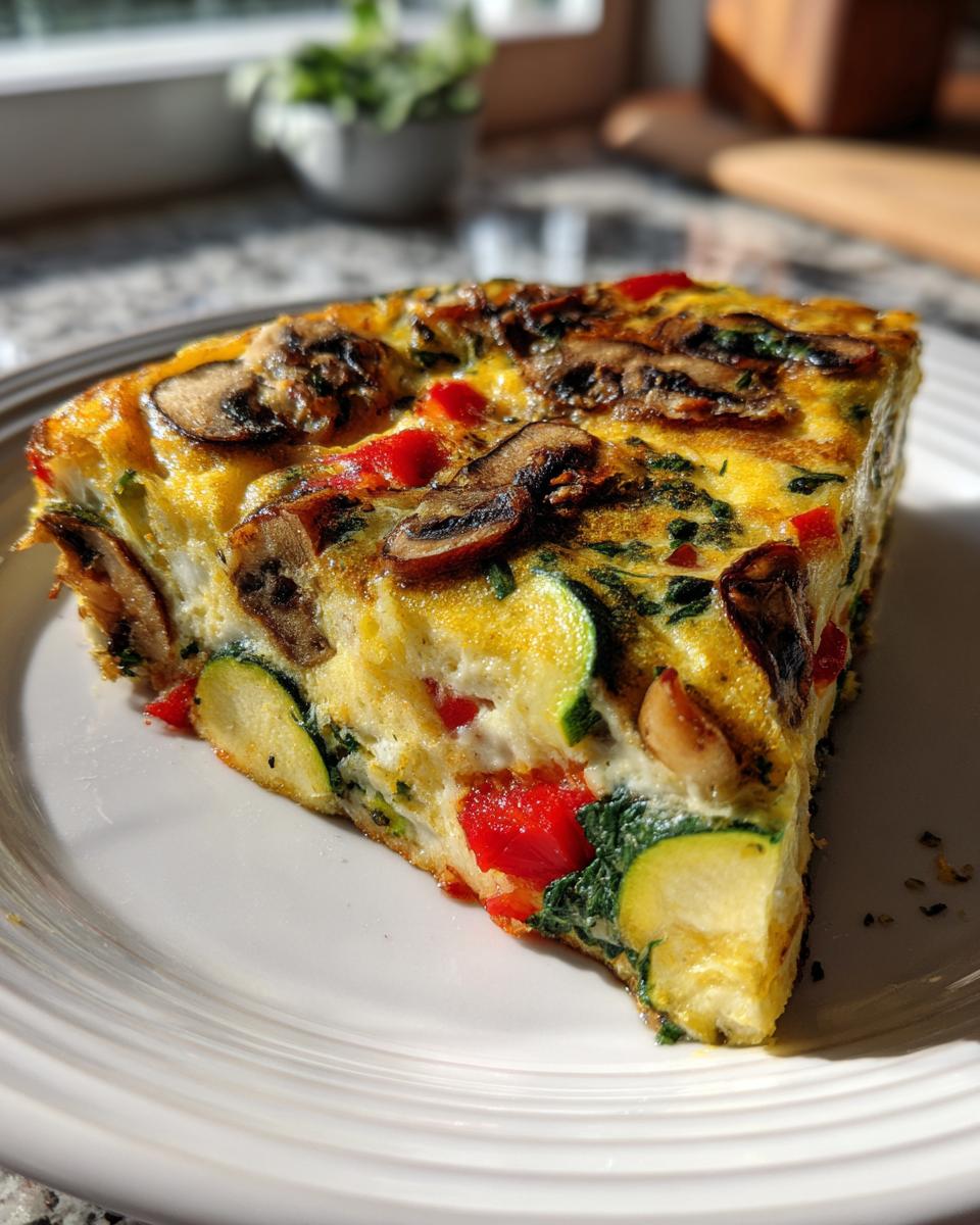 Garden Veggie Frittata - detail 1