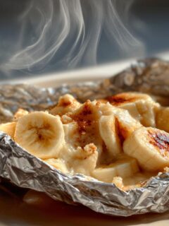 Grilled Banana Pudding Packets