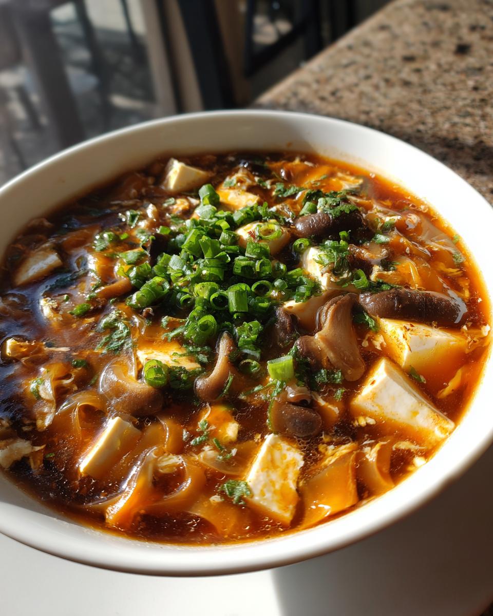 Hot and Sour Soup - detail 1