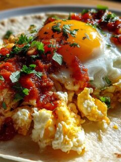 Huevos Rancheros Breakfast Tacos