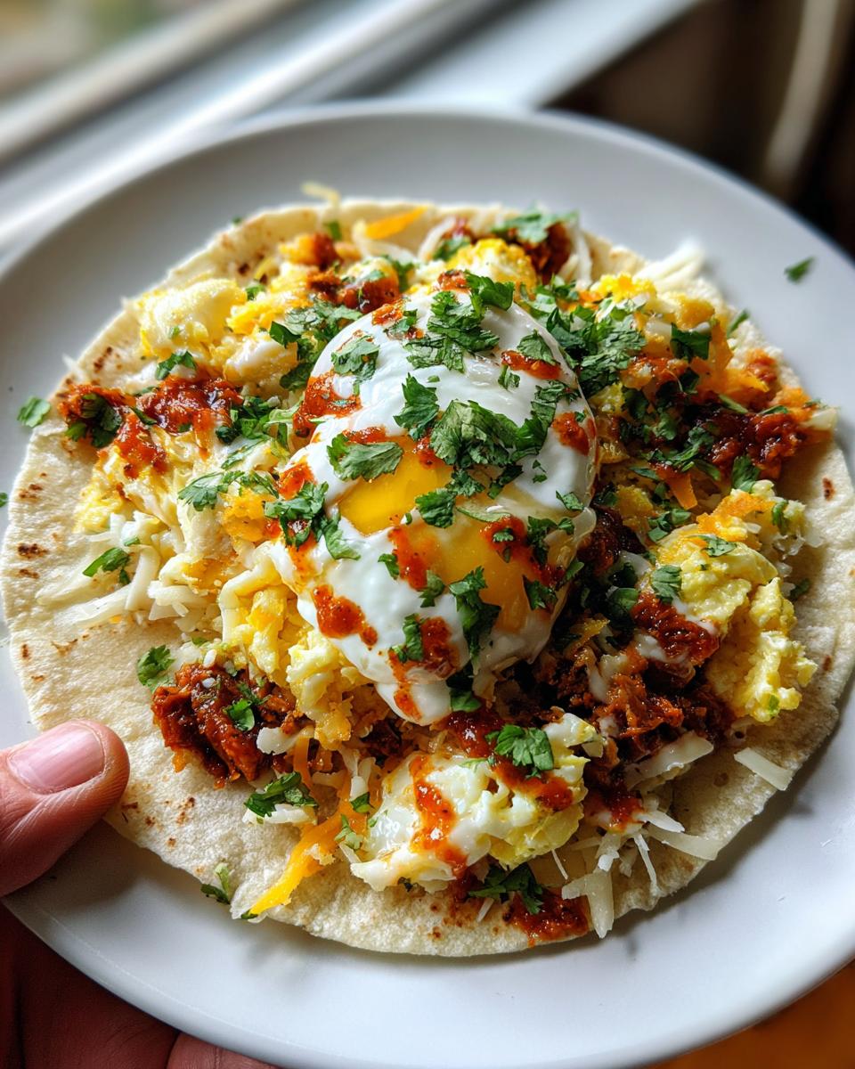 Huevos Rancheros Breakfast Tacos - detail 3